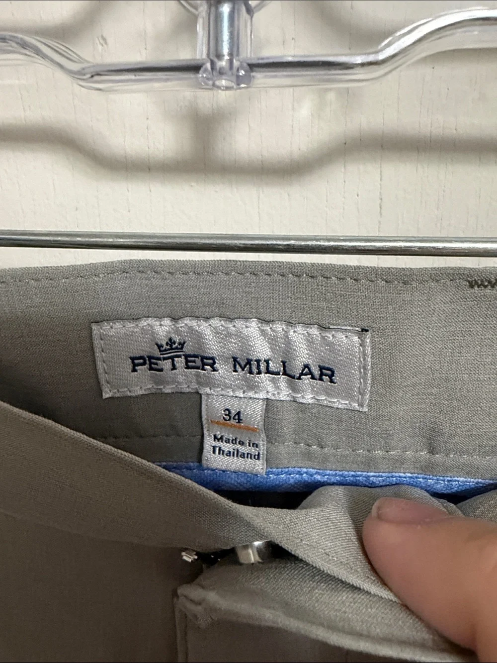 Peter Millar Men's Classic Olive Gray Stretch Shorts